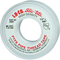 Slic-Tite<sup>®</sup> PTFE Thread Tape, 600" L x 1/2" W, White 434-5050 | Caster Town