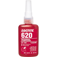 Retaining Compound 620 High Temperature, 50 ml, Bottle, Green AC102 | Caster Town