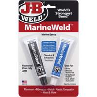 MarineWeld Epoxy, Two-Part, Tube, 3 oz., Grey AG581 | Caster Town