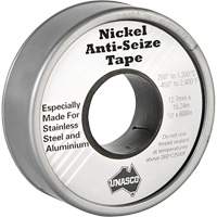 Nickel Anti-Seize Tape, 590" L x 1/2" W, Silver AG665 | Caster Town