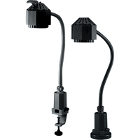 Sunnex Task Lights - 50 Watt Moisture Resistant Halogen Task Lights, 50 W, Halogen, 27" Neck, Black BW227 | Caster Town