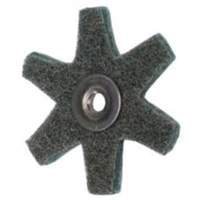 Abrasotex Surface Preparation Star, 2" Dia., Very Fine Grit, Aluminum Oxide BY461 | Caster Town