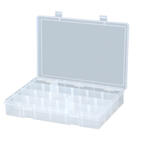 Compact Compartment Cases, 13.125" W x 2.3125" D x 9" H, 24 Compartments CD381 | Caster Town
