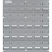 Metal Louvered Panel Bin Support Rack, 16 Bins, 18" W x 1/8" D x 19" H CF411 | Caster Town