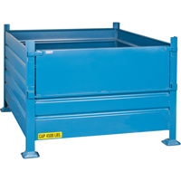 Bulk Stacking Containers, 30" H x 34.5" W x 40.5" D, 4500 lbs. Capacity CF458 | Caster Town