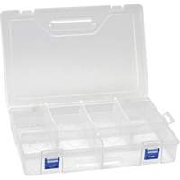 Plastic Compartment Box, 7.75" W x 11.75" D x 2.2" H, 10 Compartments CG071 | Caster Town
