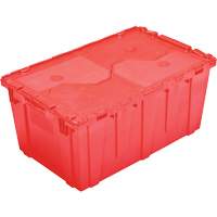 FP243C FliPak Nestable Tote, 26.9" x 16.9" x 12.1", Red CG164 | Caster Town