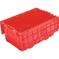 FP243C FliPak Nestable Tote, 26.9" x 16.9" x 12.1", Red CG164 | Caster Town