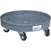 Leak Containment Drum Dolly, 24.25" dia. X 7.625" H, 1.5 US Gal. Spill Cap. DC466 | Caster Town