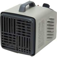 Personal Metal Shop Heater with Thermostat, Fan, Electric EB479 | Caster Town