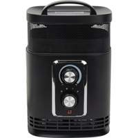 360 Degree Surround Portable Heater, Ceramic, Electric, 5200 BTU/H EB480 | Caster Town