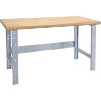Pre-Designed Workbench, Top & Legs Only, 2500 lbs. Cap., 60" W x 36" D, 34" H FF657 | Caster Town