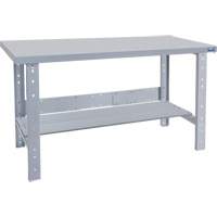 Pre-Designed Workbench, 60" W x 36" D x 34" H, 2500 lbs. Capacity FF706 | Caster Town