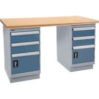 Pre-Designed Workbench, 60" W x 36" D x 34" H, 2500 lbs. Capacity FH905 | Caster Town