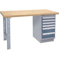 Pre-Designed Workbench, 2500 lbs. Cap., 72" W x 36" D, 34" H FG635 | Caster Town