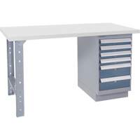 Pre-Designed Workbench, 60" W x 36" D x 34" H, 2500 lbs. Capacity FH899 | Caster Town