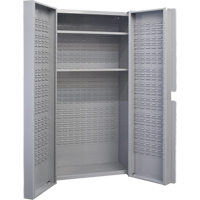 Deep Door Combination Cabinet, 38" W x 24" D x 72" H, Grey FH820 | Caster Town