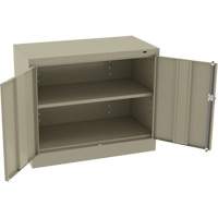 Standard Desk-High Cabinet, Steel, 30" H x 36" W x 18" D, Beige FL776 | Caster Town