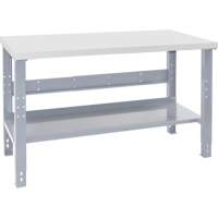 Industrial Duty Workbench, 60" W x 36" D x 34" H, 1000 lbs. Capacity FN087 | Caster Town