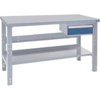 Industrial Duty Workbench, 60" W x 36" D x 34" H, 1000 lbs. Capacity FN092 | Caster Town