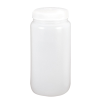 Wide-Mouth Bottles, Round, 1 gal., Plastic HB038 | Caster Town
