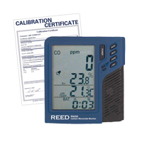 Carbon Monoxide Monitor with Temperature & Humidity (includes ISO Certificate) IB912 | Caster Town