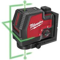 21 Redlithium™ USB Rechargeable Green Cross Line and Plumb Points Laser IC624 | Caster Town