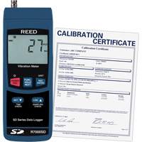 Data Logging Vibration Meter with ISO Certificate, 10% - 85% RH, 32°- 122° F ( 0° - 50° C ) IC989 | Caster Town