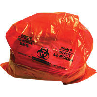 Sure-Guard™ Bio-Medical Waste Liners, Bio-Hazard, 38" L x 30" W, 2 mil, 100 /pkg. JD100 | Caster Town