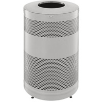 Classics Open Top Decorative Waste Bin, Stainless Steel, 51 US gal. Capacity JE770 | Caster Town