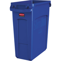 Slim Jim<sup>®</sup> Vented Containers, Deskside, Polyethylene, 16 US gal. JH295 | Caster Town