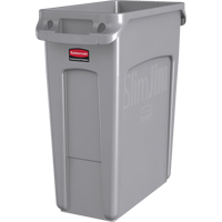 Slim Jim<sup>®</sup> Vented Containers, Deskside, Polyethylene, 16 US gal. JH296 | Caster Town