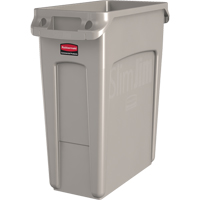 Slim Jim<sup>®</sup> Vented Containers, Deskside, Polyethylene, 16 US gal. JH297 | Caster Town