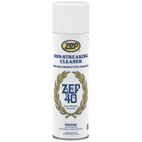 ZEP 40 Non-Streaking Multi-Surface Cleaner, Aerosol Can JK555 | Caster Town
