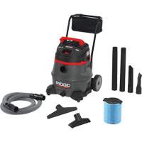 NXT Industrial Vacuum with Cart, Wet-Dry, 6 HP, 14 US Gal.(53 Litres) JL060 | Caster Town