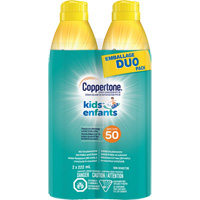 Kids™ Water Resistant Sunscreen, SPF 50, Aerosol JM025 | Caster Town