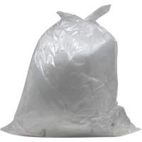 Industrial Garbage Bags, Strong, 42" W x 48" L, 0.9 mils, Clear, Open Top JM692 | Caster Town