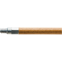 Handle with Metal Tip, Wood, ACME Threaded Tip, 15/16" Diameter, 60" Length JM823 | Caster Town