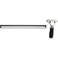 Window Squeegee with Handle, 18", Rubber, Stainless Steel Frame JN010 | Caster Town