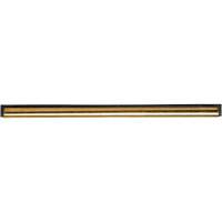 Window Squeegee Channel and Rubber, 18", Rubber, Brass Frame JM974 | Caster Town