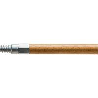Handle with Metal Tip, Wood, ACME Threaded Tip, 15/16" Diameter, 54" Length JN096 | Caster Town