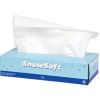 Snow Soft™ Premium Facial Tissue, 2 Ply, 7.4" L x 8.4" W, 100 Sheets/Box JO166 | Caster Town