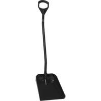 Ergonomic Large Blade Shovel, 51" Length, Plastic, Black JO985 | Caster Town