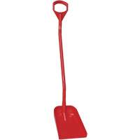 Ergonomic Small Blade Shovel, 50" Length, Plastic, Red JO989 | Caster Town