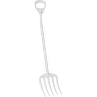 Hygienic Fork, 49" Length, Plastic, White JO992 | Caster Town
