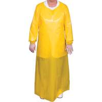 Top Dog 6 Mil. Gown, Large, Yellow, Polyurethane JP449 | Caster Town