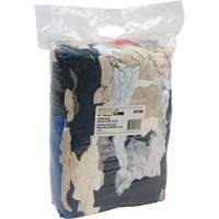 Recycled Material Wiping Rags, Fleece, Mix Colours, 10 lbs. JQ108 | Caster Town