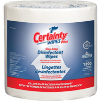 Plus Disinfectant Wipes, 8" x 6", 1200 Count JQ115 | Caster Town