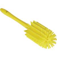 Medium Brush with Handle, Stiff Bristles, 17" Long, Yellow JQ187 | Caster Town