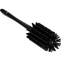 Medium Brush with Handle, Stiff Bristles, 17" Long, Black JQ190 | Caster Town
